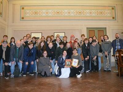 Dalla Finlandia con amore: 33 studenti ricevuti a palazzo Orsetti