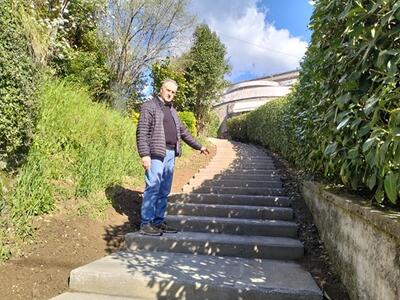 Nuova scalinata in località Cafaggio: 105 mila euro per un collegamento più bello e sicuro 