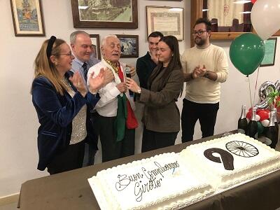 I 90 anni di Antonio Girotto e la sua storia ciclistica legata alla Fanini (Photogallery)