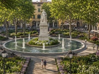 "Piazza Napoleone dovrebbe essere depavimentata e trasformata in un giardino alberato