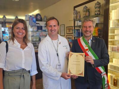 Grande festa per l&#039;Antica Farmacia Massagli che fa 170 anni di attività