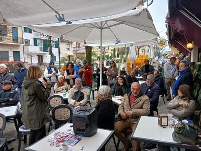 Marialina Marcucci ha incontrato i torrelaghesi al caffè dell'Opera