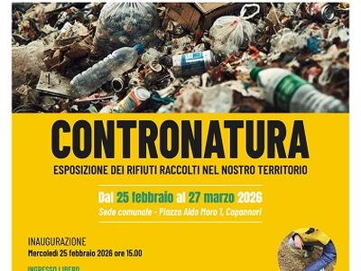 Si inaugura la mostra ' Contronatura', un'esposizione di rifiuti ritrovati sul territorio dai volontari di Legambiente