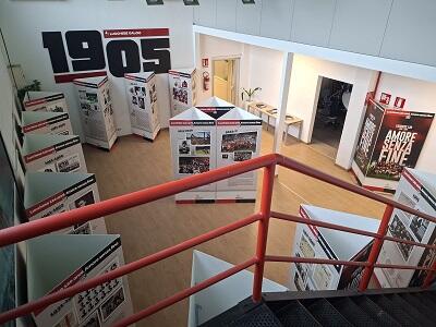 "Amore senza fine - Lucchese 120": la mostra approda allo stadio Porta Elisa, la casa dei rossoneri