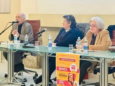 Grande partecipazione all’incontro con Rosy Bindi e Beniamino Deidda: oltre 200 persone in Sala Tobino a Lucca per il No al referendum sulla giustizia