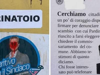 Insulti al sindaco da parte dei soliti bastardi: comincia la campagna elettorale, pronti a prenderli a calci nel culo