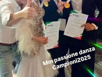 Due titoli italiani per i giovani campioni di MM Passione Danza