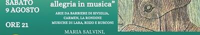Una voce poco fa: allegria in musica prosegue la rassegna concertistica &quot;Celle sotto le stelle&quot;