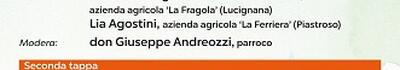 Lucignana (Coreglia Antelminelli), sabato 27 settembre c’è «Creato, speranza e pace»
