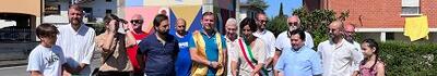 Legalità e pellegrinaggio in due murales: inaugurate due opere di riqualificazione artistica urbana a Spianate e Badia Pozzeveri