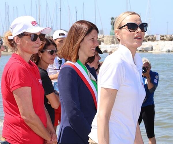 Water Safety Day, Viareggio accoglie la principessa Charlène di Monaco per una giornata dedicata alla sicurezza in mare