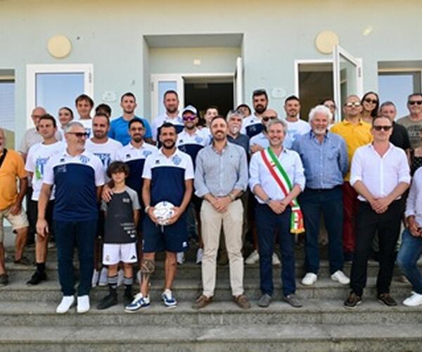 Inaugurato il campo sportivo di Santa Maria del Giudice dopo la fine dei lavori PNRR di riqualificazione