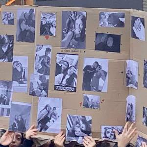 Collage compagni scuola Xhesika