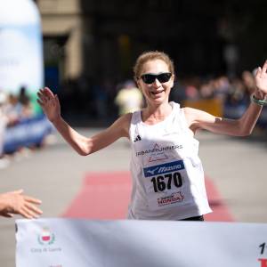 Arrivo vincitrice