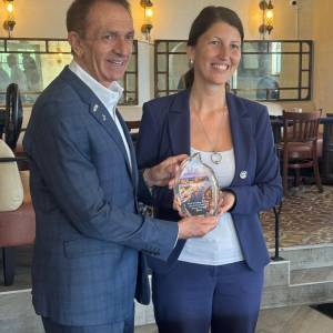 La sindaca Sara Grilli con Dean J. Trantalis Mayor of Fort Lauderdale